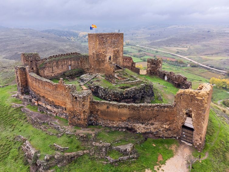 Trasmoz,Castle,,Moncayo,Mountain,Range,,Zaragoza,Province,,Spain